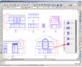 В AutoCAD 2005 на обновленной инструментальной палитре есть возможность помещать часто используемые команды так же, как и на панели инструментов