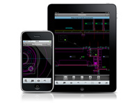 Меню приложения AutoCAD WS в AutoCAD LT 2012