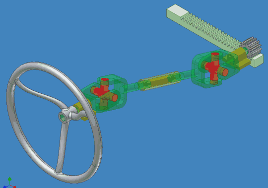 ис. 7: Файл изделия BF-02-Steering.iam содержит модель рулевого механизма ис. 7: Файл изделия BF-02-Steering.iam содержит модель рулевого механизма