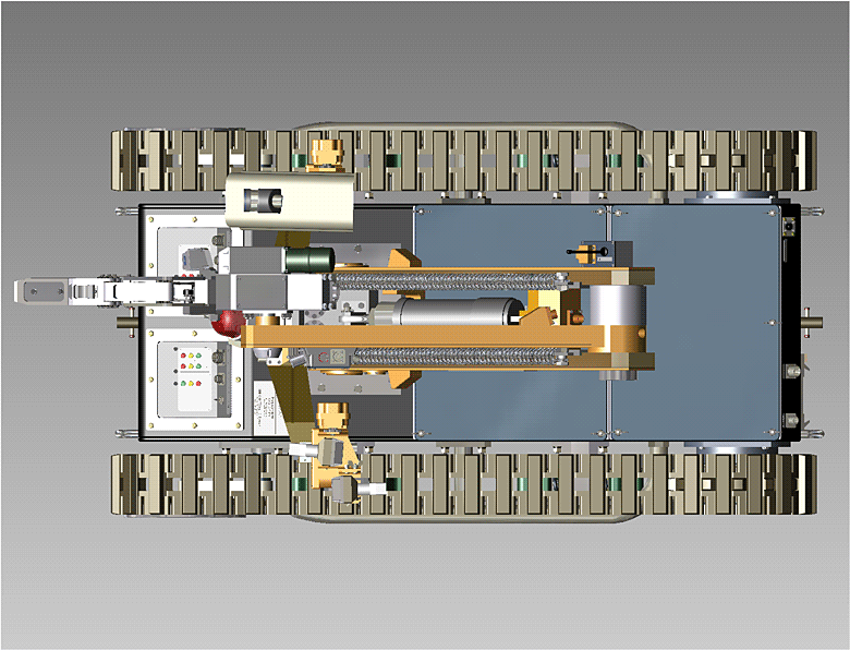 Общий вид мобильного робота ВАРАН (слайды получены из Autodesk DWF-Viewer) Общий вид мобильного робота ВАРАН (слайды получены из Autodesk DWF-Viewer)