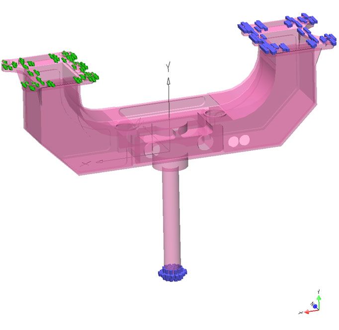 рис. 11 Модель вилки рис. 11 Модель вилки
